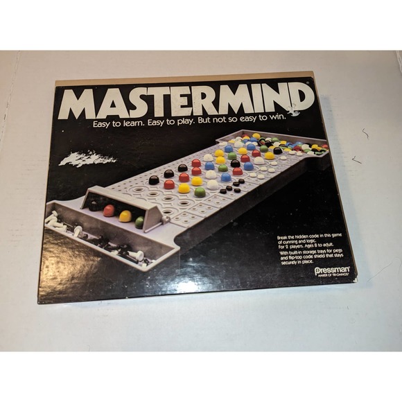 Vintage 1981 Mastermind Game Pressman Complete Made in USA Like New Must See - Picture 6 of 7